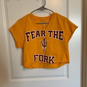 Arizona State cropped champion shirt